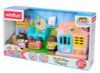 plastic electronic toy+cafe fun playset